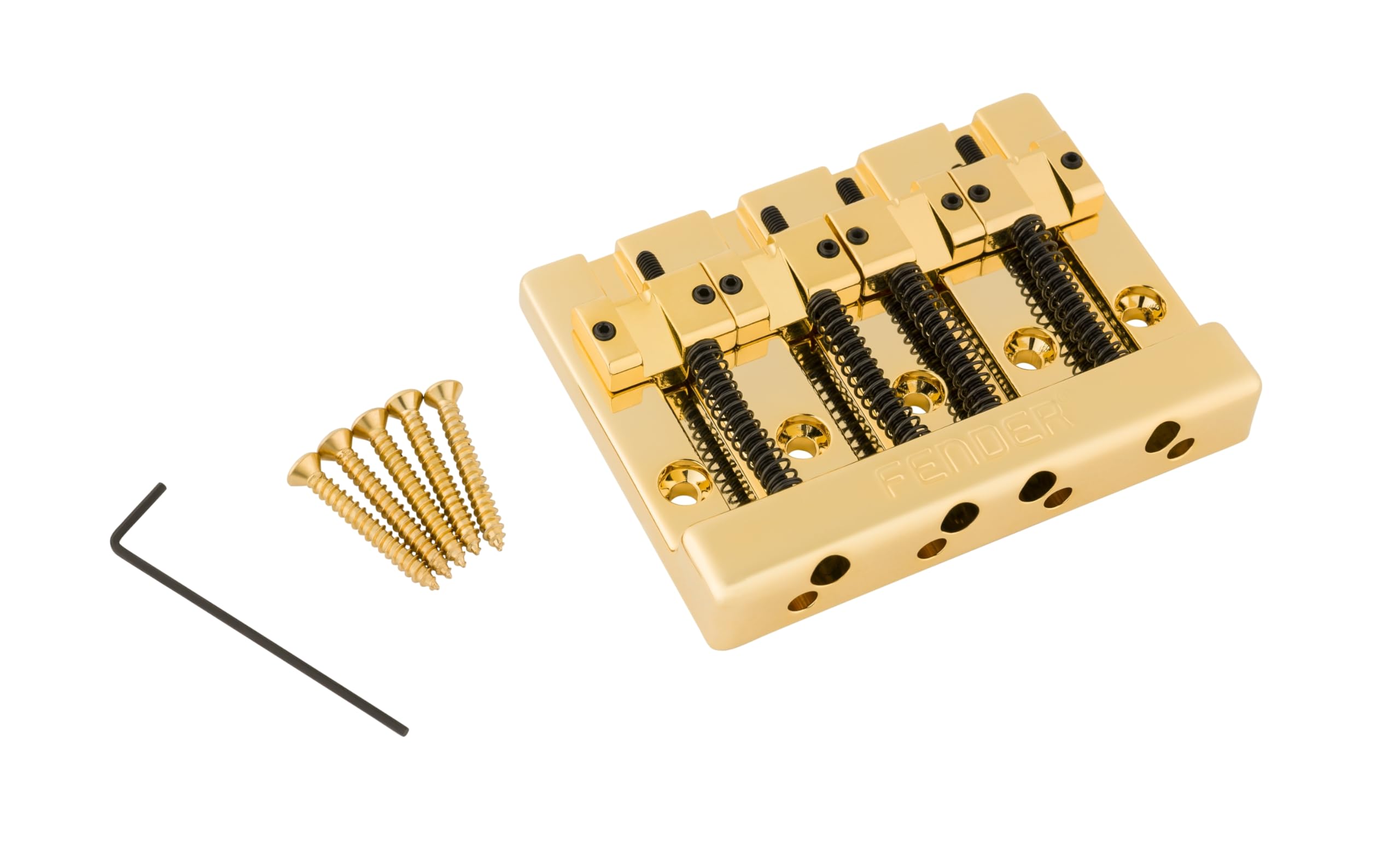 Amazon.com: Fender HiMass 4-String Bass Bridge Assembly With Brass