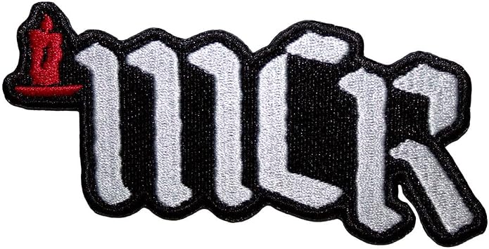 My Chemical Romance Woven Logo Iron On Patch One Size Black/White/Red