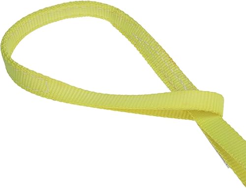 Miniatura 4 de uxcell Correas de elevación de 3 pies, 2200 libras, cuerda de remolque de ojo a ojo, cabestrillo para carretilla elevadora para trabajo de árboles,