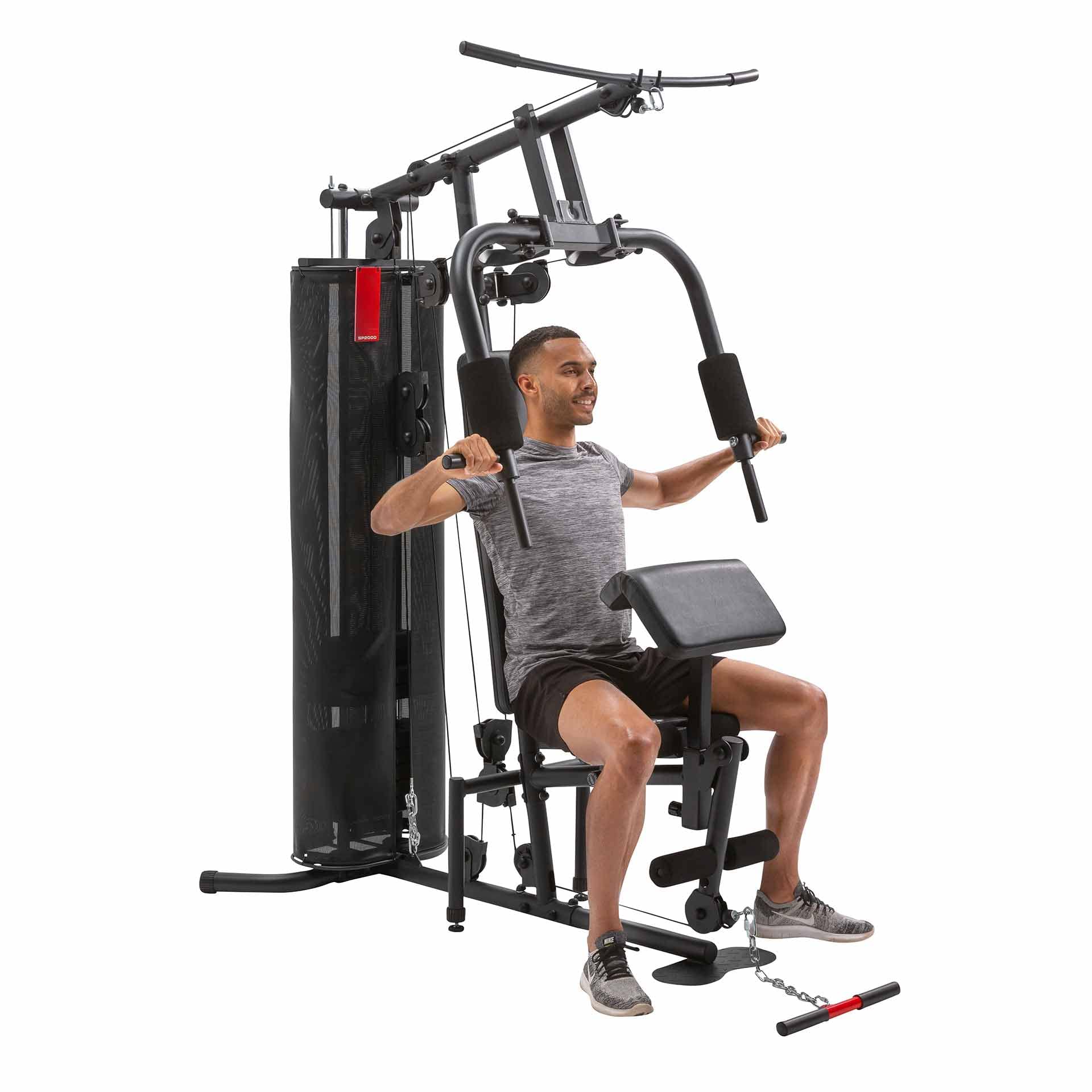 Christopeit Sport SP 2000 - Kraftstation für Oberkörper, Arme, Bauch und Beine - Ganzkörpertraining zuhause - Multi-Gym