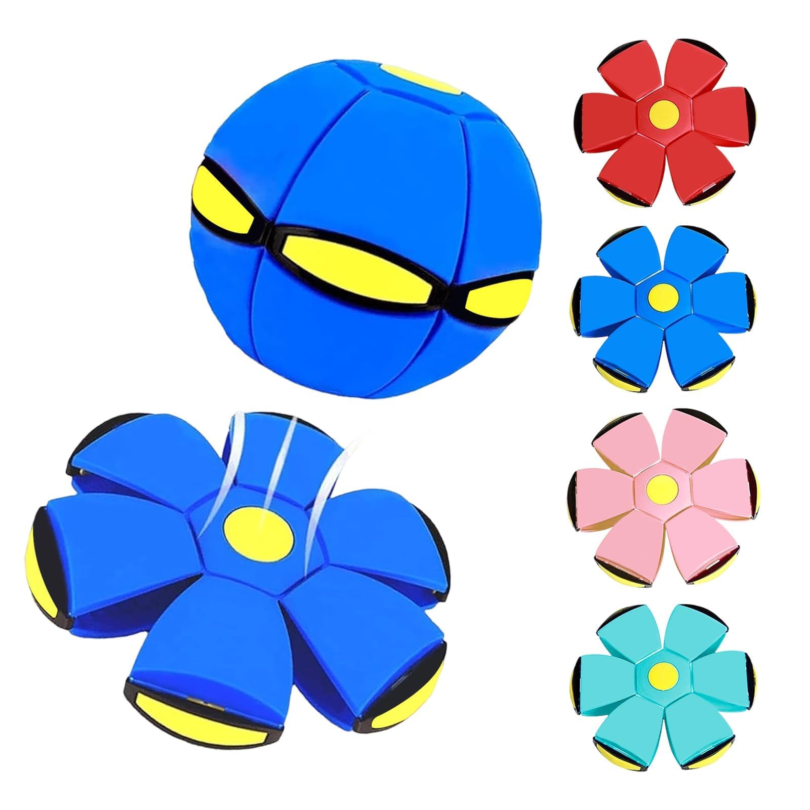 Wsndyjia Magic Bouncing Ball, Bouncy Pop Up Balls, Magical Flying Saucer, Family and Pet Interactive Toys