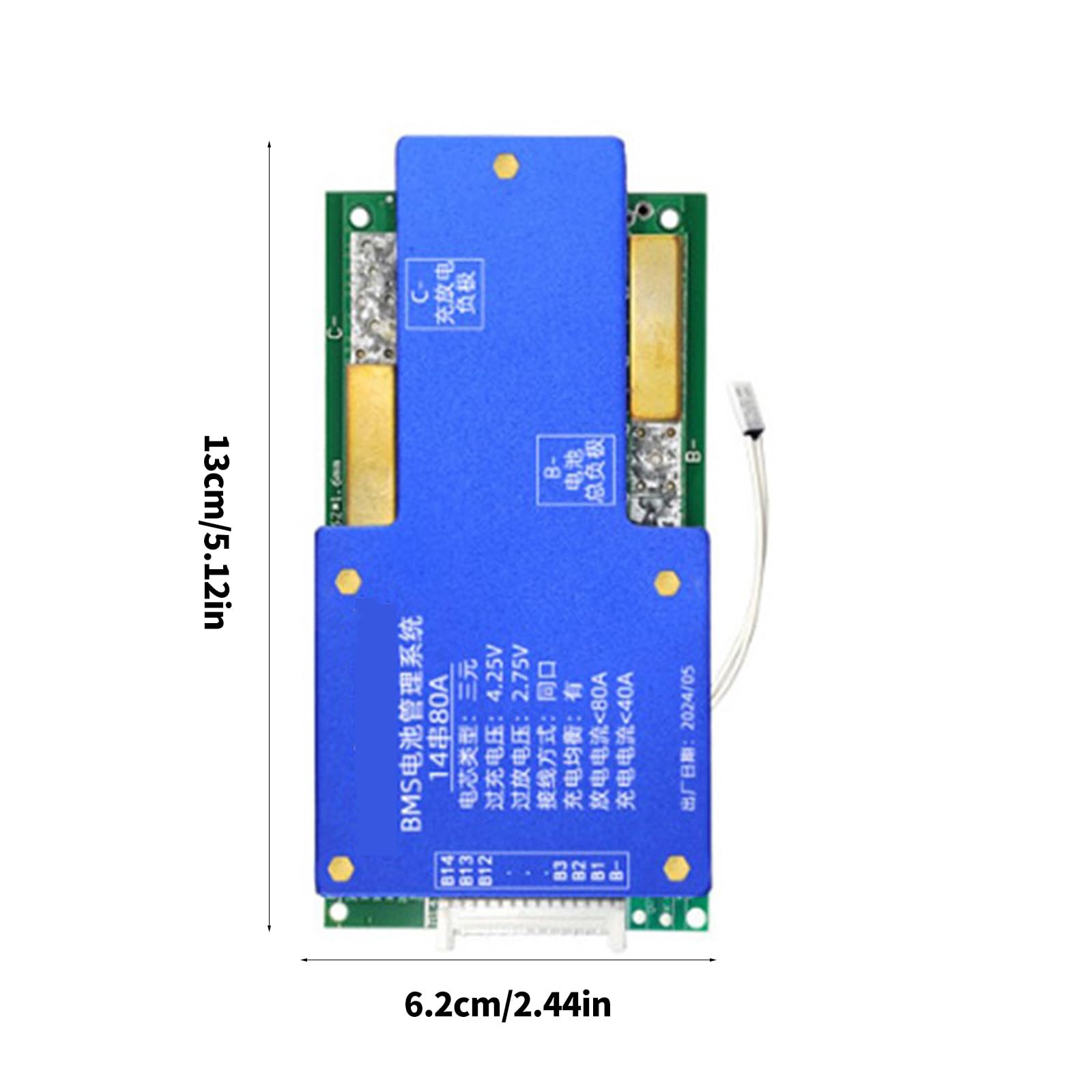 Placa protectora de batería para chip de gestión de corriente 14S, 50A, 60A, 80A, reemplazo de placa de circuito