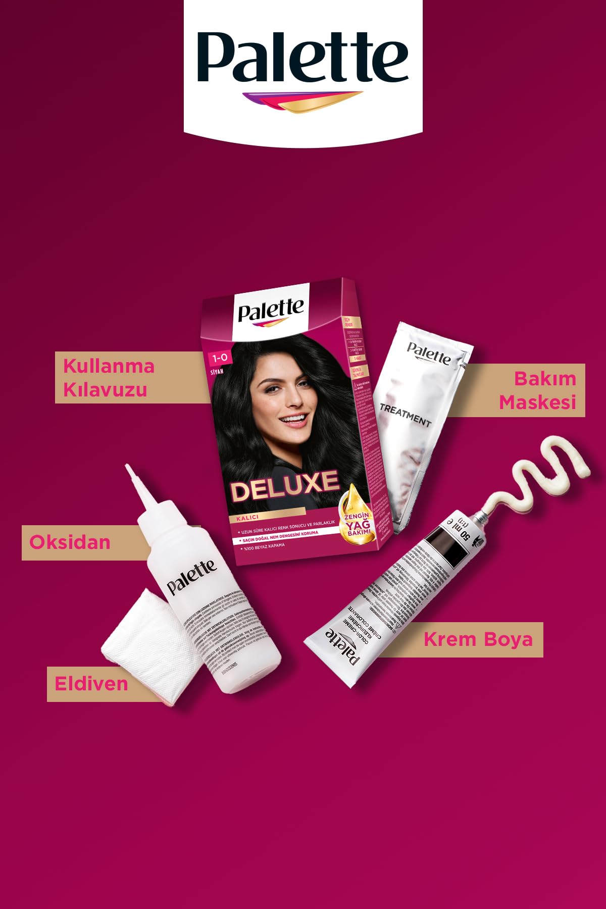 Palette Deluxe 3-65 Çikolata Kahve Saç Boyası