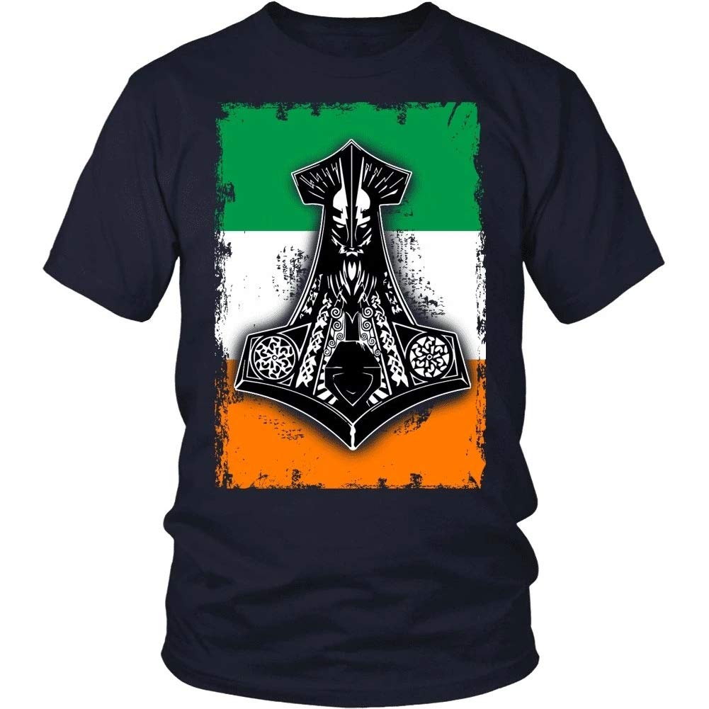 T-shirt Viking Thor Mjölnir imprimé 3D mythologie nordique coupe unisexe taille S