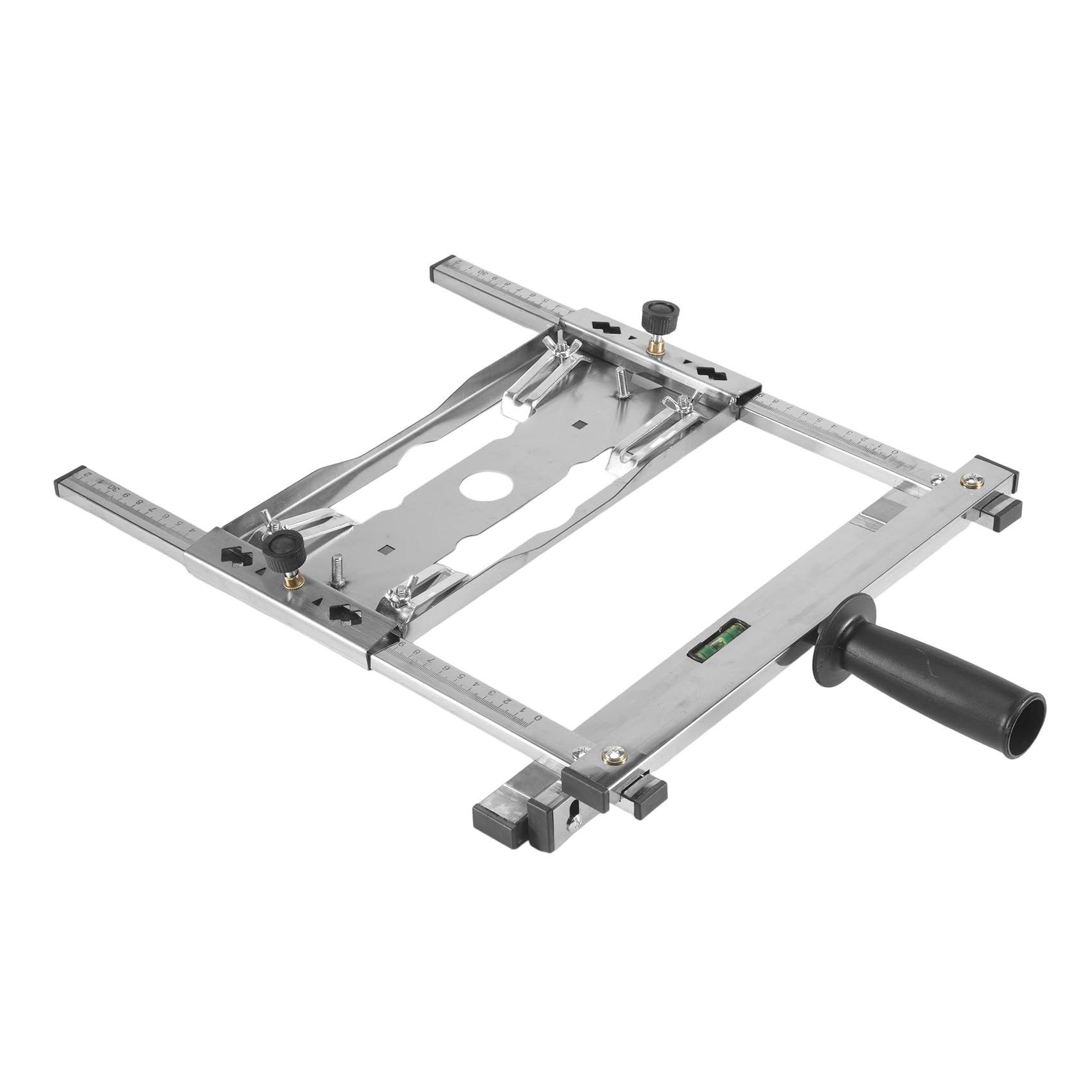 Machine de découpe avec guide de bord pour éliminer les déviations de scie circulaire