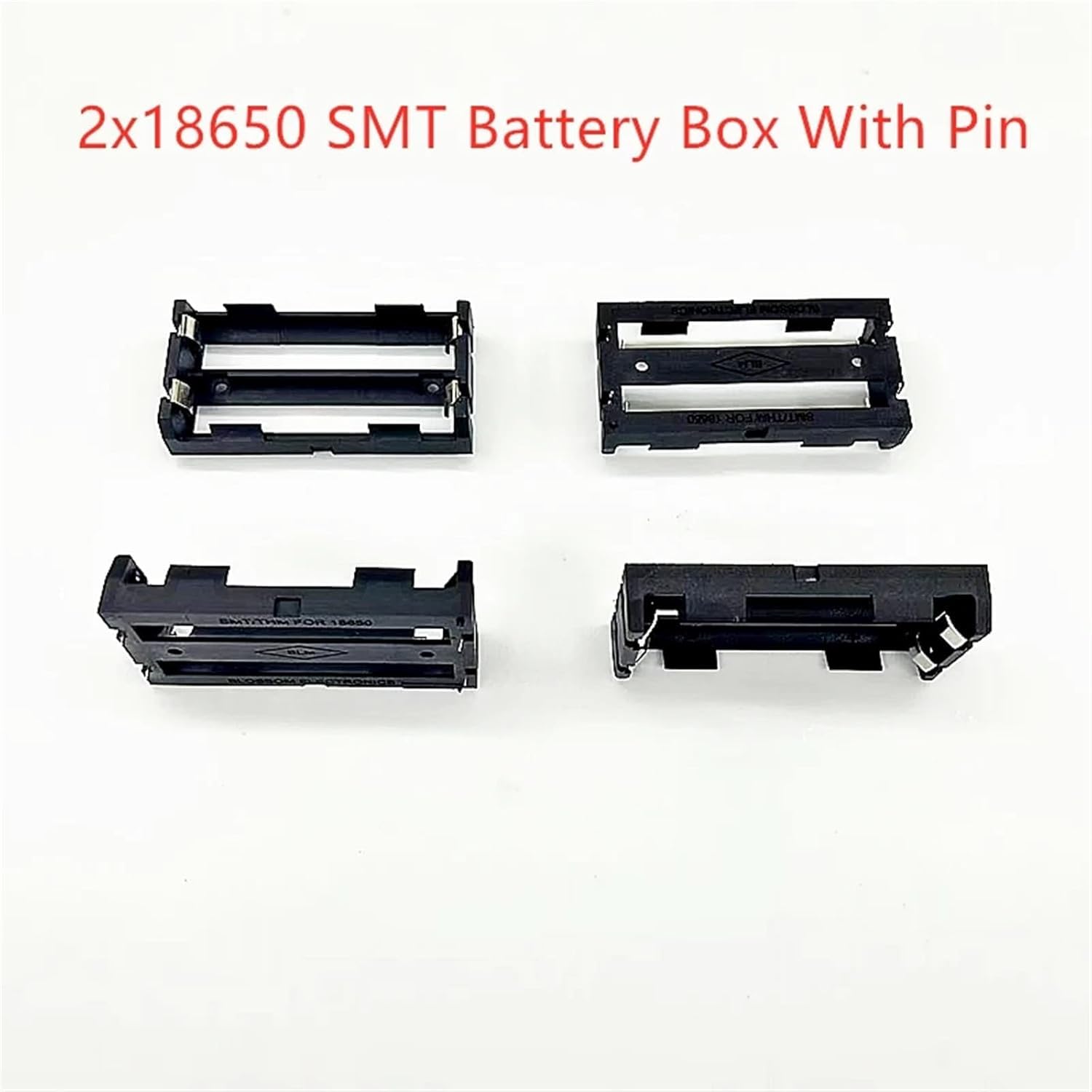 Scatola Batteria 1PCS 18650 SMT con perni Custodia per batterie 18650 18650 THM Fai da Te, 2x18650 2 Pezzi