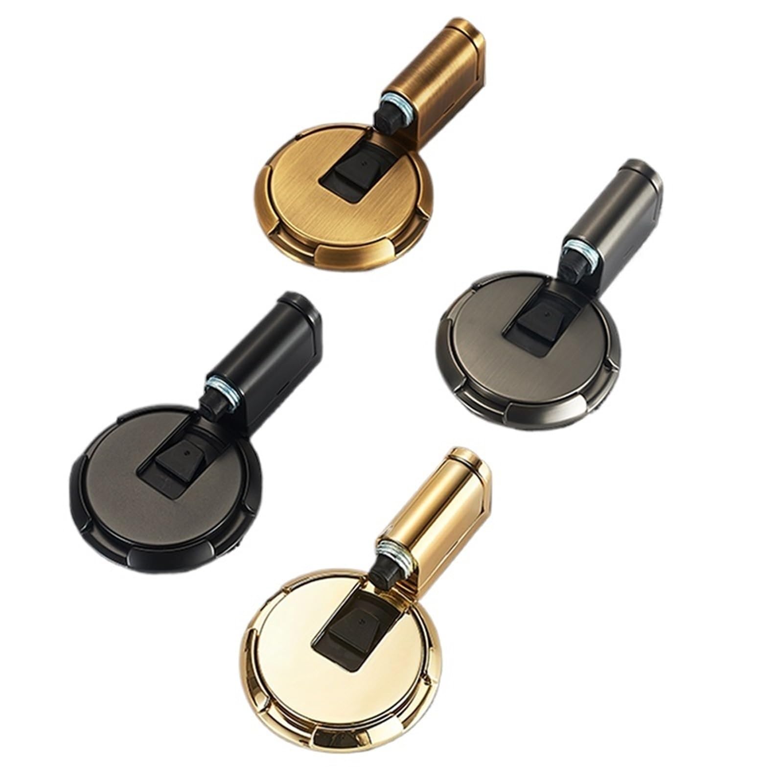 Kdhcvkz Bronze 1Pcs Windproof Door Stopper Indoor Heavy Duty Floor Stop Nodrilling Door Stopper With Screws