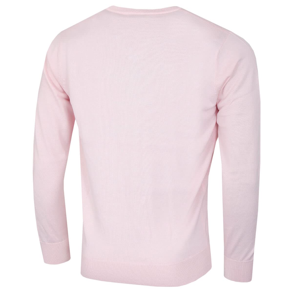 Calvin Klein Herren V-Ausschnitt Soft Cotton Pullover - Rosa - XL