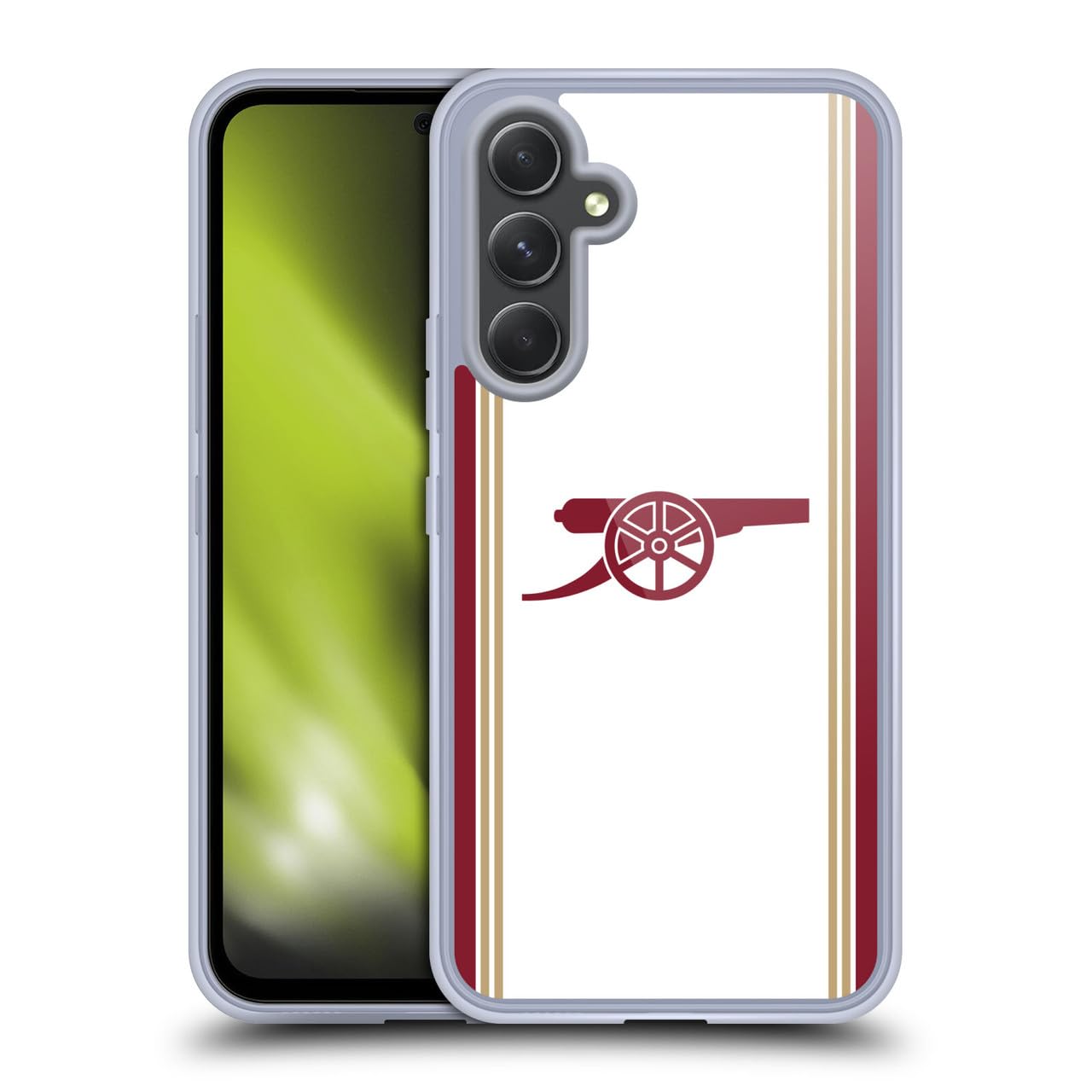 Head Case Designs Officially Licensed Arsenal FC Third 2025/26 Kit Gel Case [Military Grade Protection] Compatible With Samsung Galaxy A54 5G — image 1
