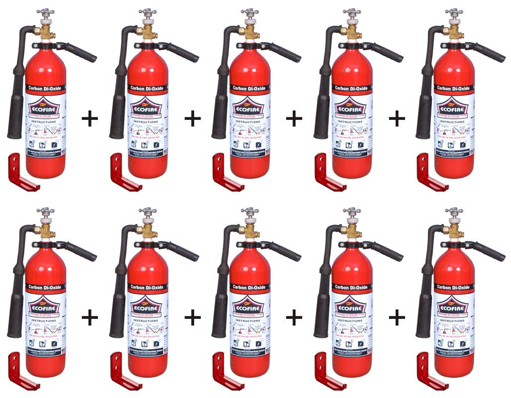 Eco Fire CO2 Type Fire Extinguisher (2kg, Red and Black) Pack of 10 (B089QNNYZN) Amazon Price History, Amazon Price Tracker