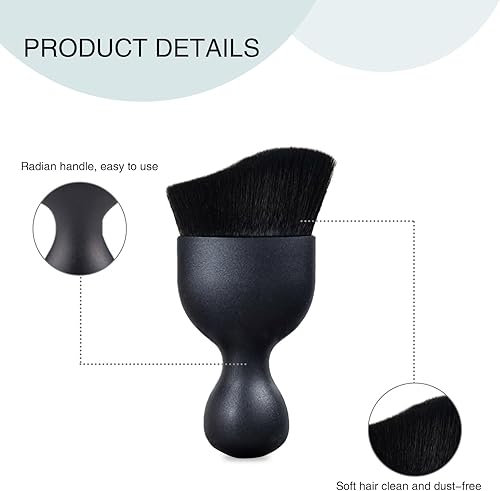 Miniatura 3 de 2 cepillos de limpieza de automóvil, 1.7 x 3.8 pulgadas, herramienta de limpieza universal de fibra suave para detalles, cepillo de limpieza