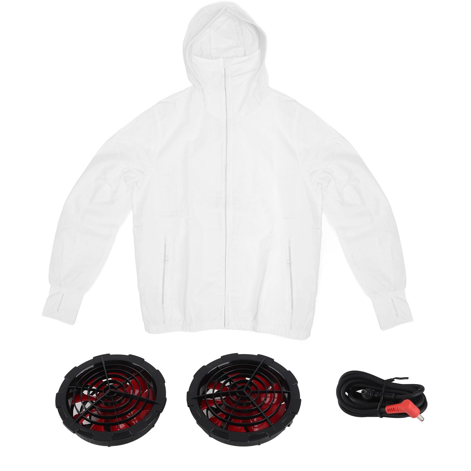 Veste de Refroidissement USB Ventilateur 3 Vitesses Tissu Respirant Résistant for Activités en Plein Air