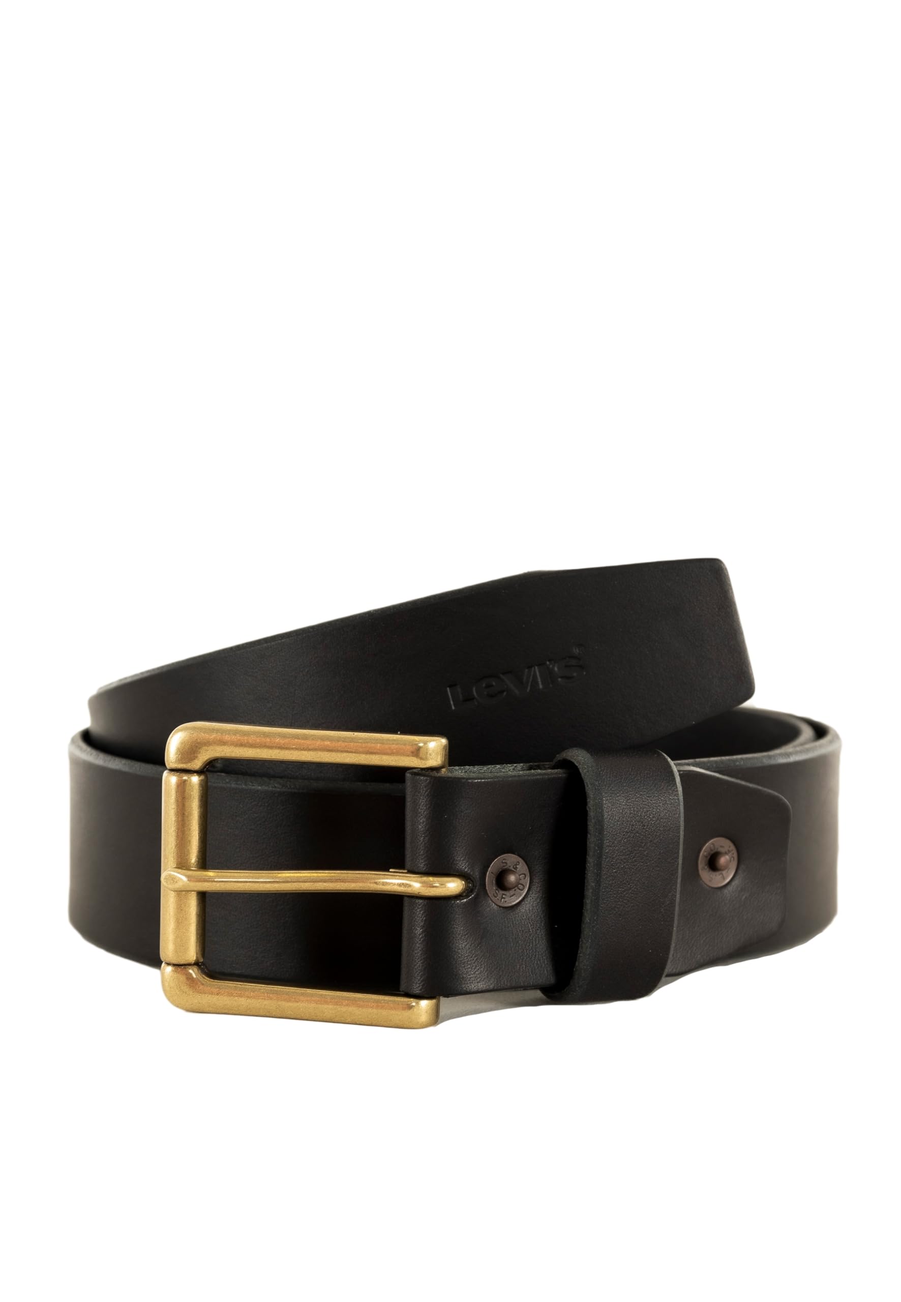 Levi's Men's Heritage APPAREL_BELT, Regular Black, 85