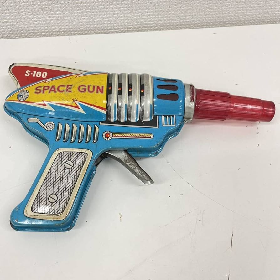 Amazon.co.jp: ○ ブリキ SPACE GUN スペースガン S-100 レトロ