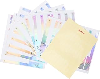 Milisten 1set Piano Stickers Piano for Kids Music Stickers Removable Stickers Removable Labels Colorful Keyboard Color Piano and Keyboard Stickers Electronic Keyboard Decal Piano Decal