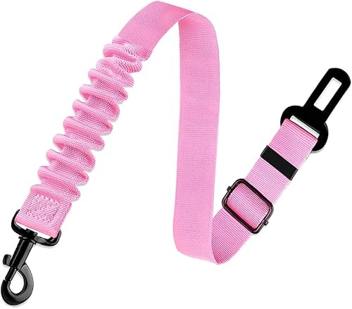 Cinturón de seguridad para perro, cinturón de seguridad ajustable de nailon para mascotas, correas de seguridad para vehículos, cinturones de