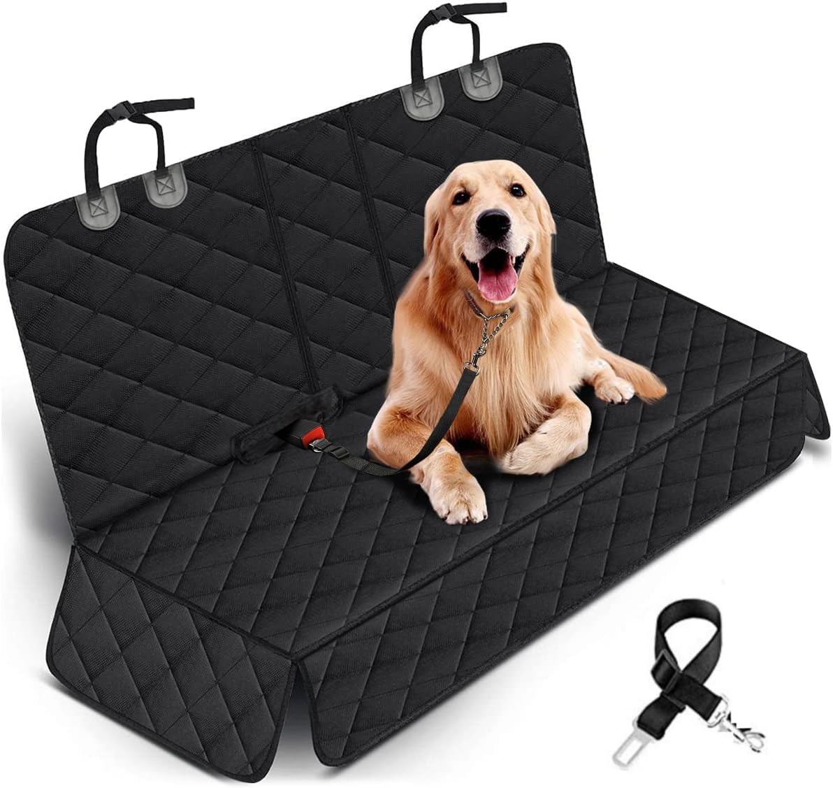 LVJINXIFAFA Dog Car Seat Cover Back Seat for Honda Jazz IV Hatchback 2020-2024 2025, Oxford Fabric Scratchproof Non-slip Protector Mat Pet Travel Car Interior Accessories