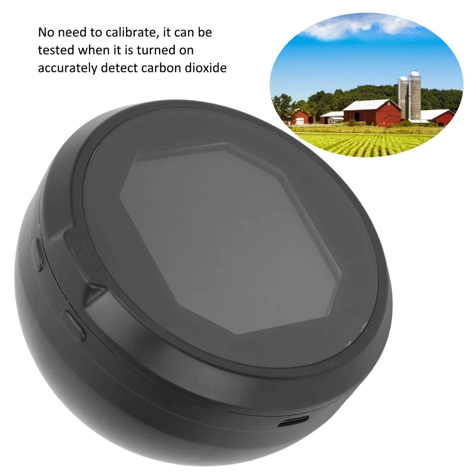 ViaGasaFamido Detector de Dióxido de Carbono Medidor de CO2 Portátil