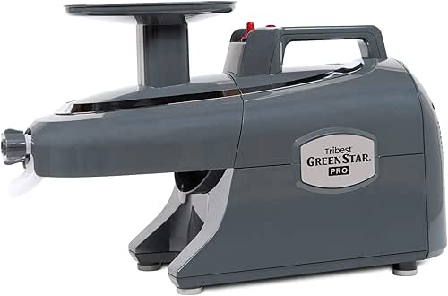 Tribest Greenstar Pro GS-P502-B Pro Jumbo Twin-Gear Cold Press Slow