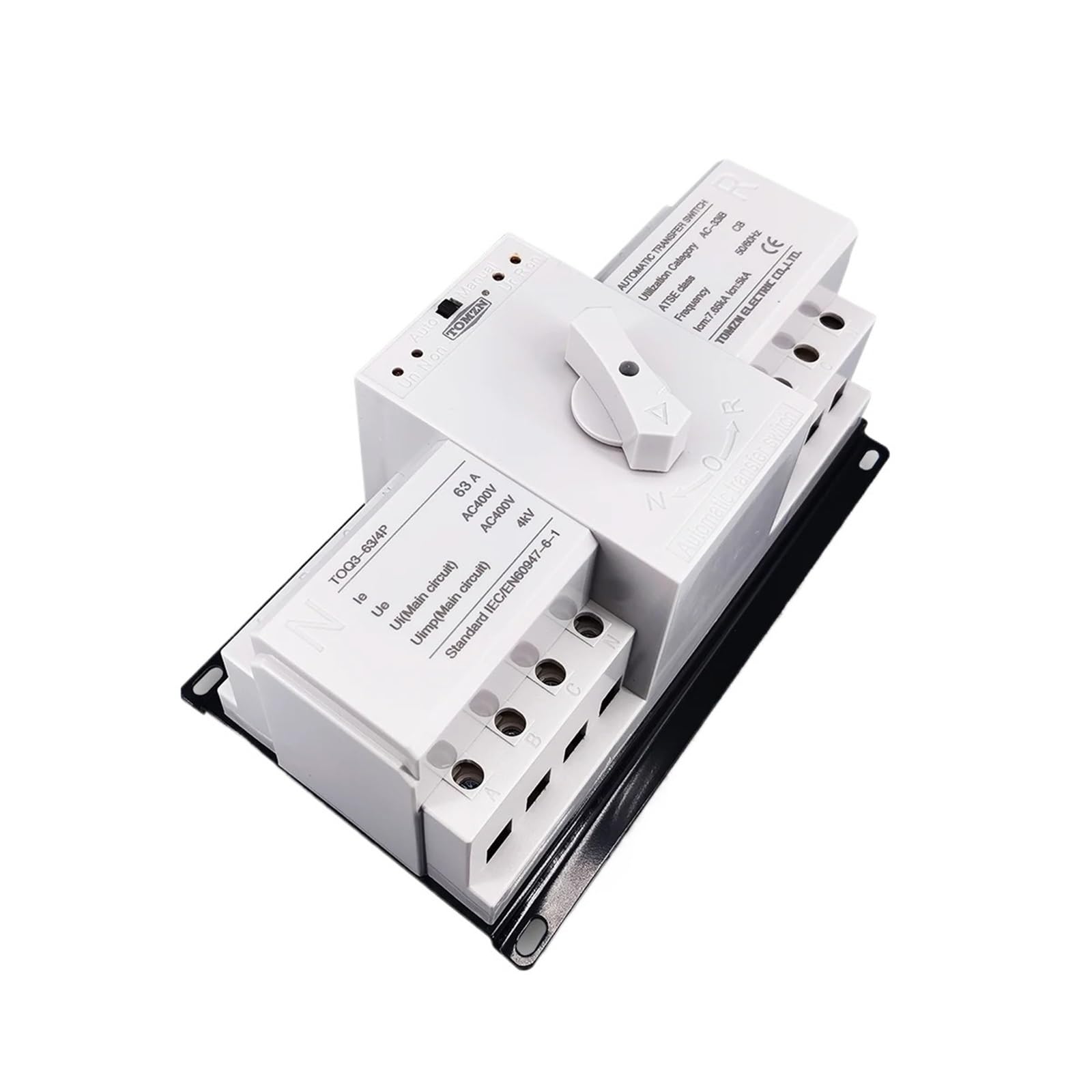Interrupteur de transfert automatique 380V triphasé 63A pour secours - 4