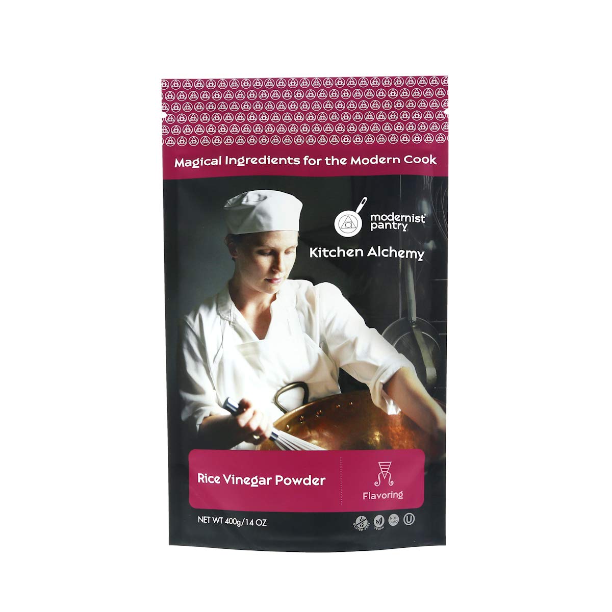 Rice Vinegar Powder Gluten-Free Vegan OU Kosher Certified - 400g/14oz