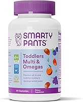 Vista 16 de SmartyPants Gomitas Multivitamínicas para Niños Pequeños - Fórmula Mejorada: Omega 3 (DHA/EPA), Vitaminas D3, C, Vitamina B12, B6, A, K y Zinc