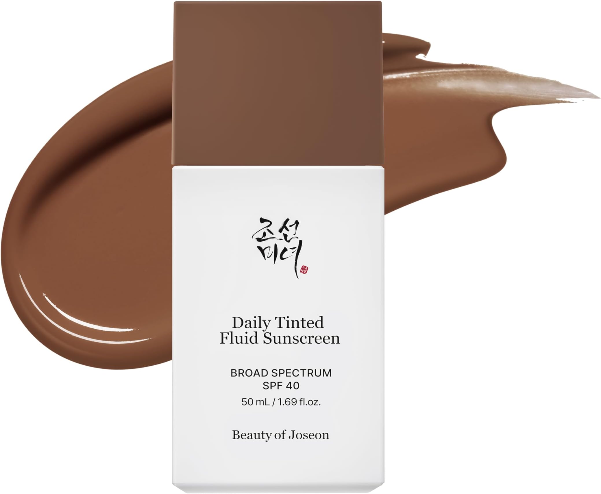 Daily Tinted Fluid Sunscreen 12 Shades for Face Moisturizing Broad Spectrum SPF 40 Korean Skincare 50ml, 1.69 fl.oz #DN310