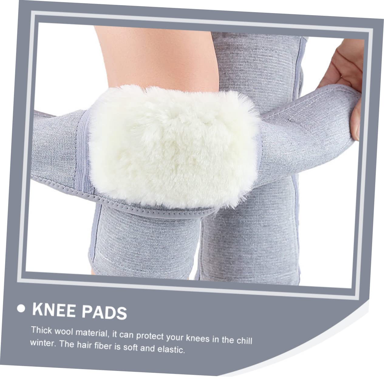 Genouillère de Protection pour Extérieur, Couverture de Jambe Chaude Hiver