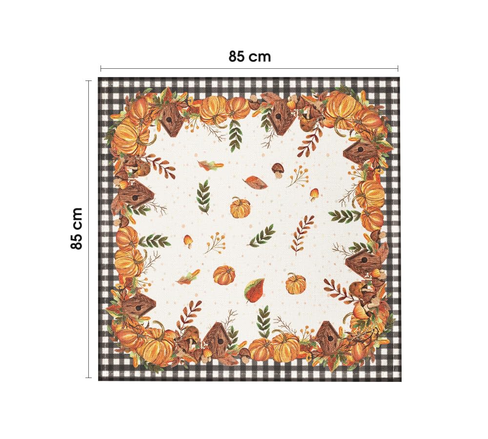 Artoid Mode Tischläufer 33x153cm - Plüsch Samt Läufer Mit Kürbis Design Für Herbst Deko