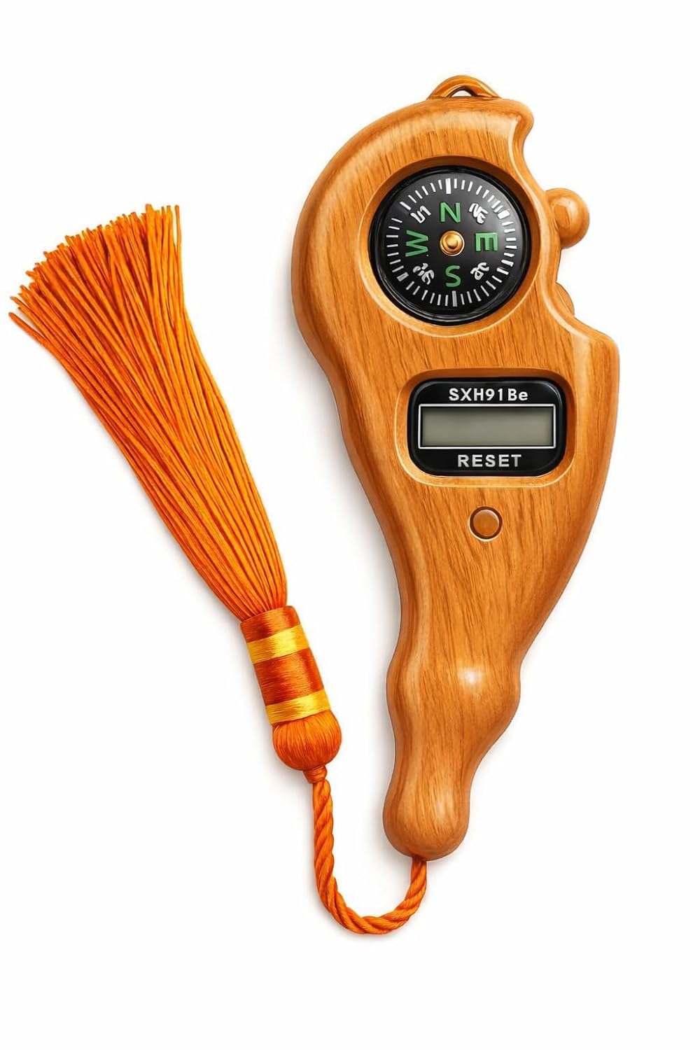 EDNITA Digital Tasbeeh Tally Counter with Qibla Compass | Premium Wood-Look Rosary Counter for Zikr, Prayer & Meditation | Finger Ring Clicker Tally (Multicolor)-image-34