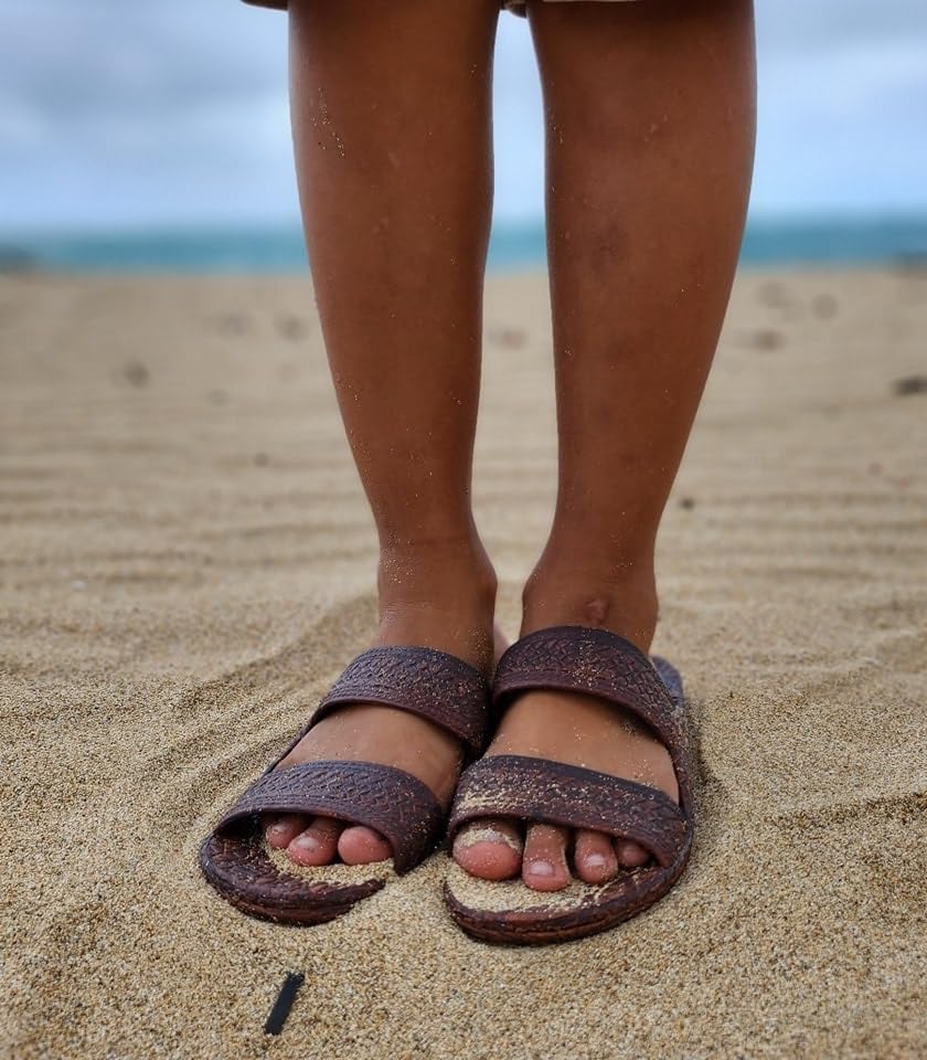 Image of J-Slips Kids Sandals - Comfortable Boys and Girls Jesus Jandals for Beach and Summer - Waterproof Hawaiian Slides in 12 Colors, Sandalias