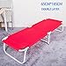 Produktbild Im Freien Sonnenbaden Klappstuhl Wirtschaft Typ Flach Liegen Sommer Haustier Liege Faltung Mittagspause Siesta Bett Multifunktionale Nap Stuhl,Red,65Cm*185Cm