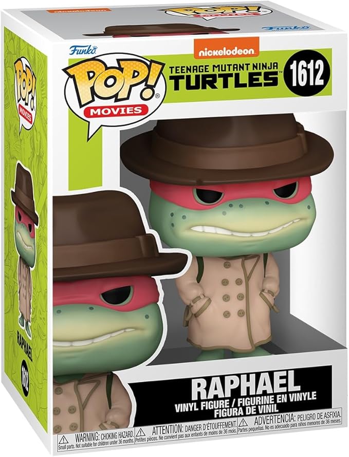 Paramount Aims to Reboot Teenage Mutant Ninja Turtles Following Sonic's Success 8 61E9fAlc+lL. AC SX679 Funko POP! Movies: Teenage Mutant Ninja Turtles (TMNT) - Raphael with Coat & Hat - Collectable Vinyl Figure - Gift Idea - Official Merchandise - for Kids & Adults