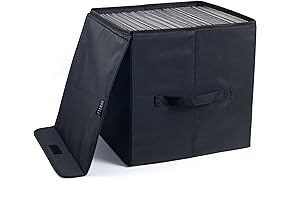 Record Storage Box for Vinyl Records