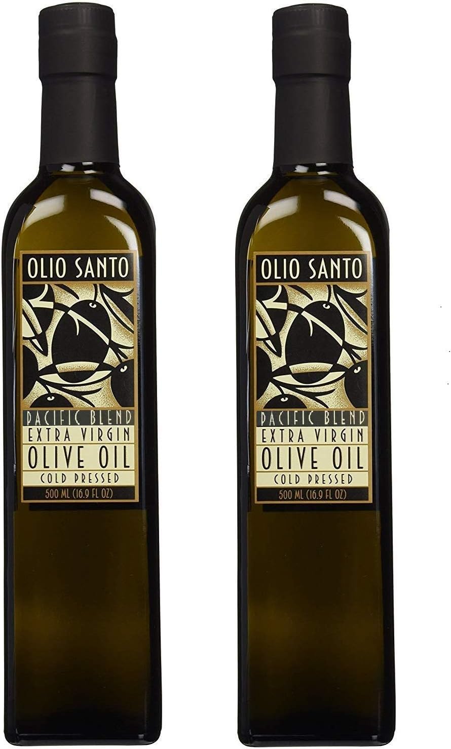 Guong Olio Santo Extra Virgin Olive Oil 16.9 Ounce (2 Bottles)