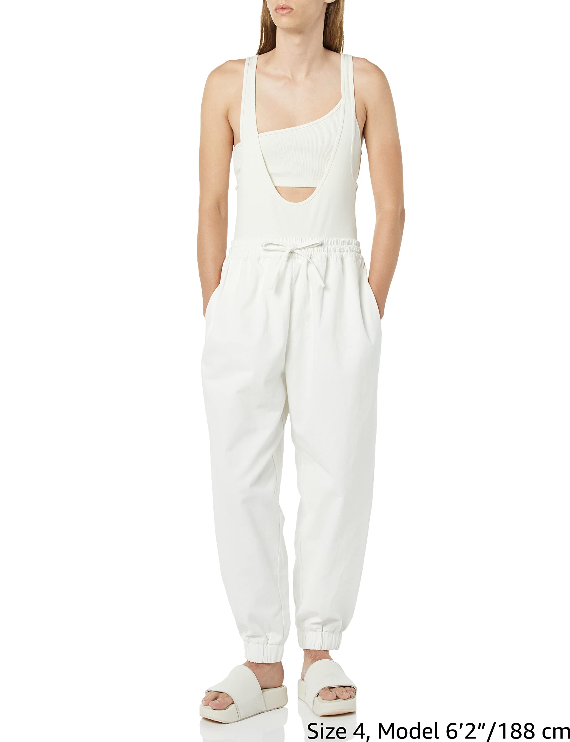 rare/self Two Piece Ribbed Tank Bodysuit Shirts Unisex - Adulto