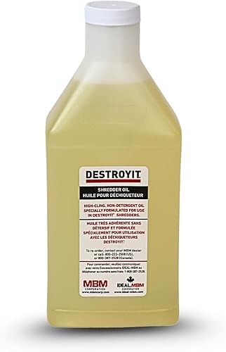 Miniatura 3 de MBM AC CED216 Destroyit - Aceite para trituradora (paquete de 6), 1 botella de cuarzo (32 onzas), compatible con cualquier trituradora Distroyit,