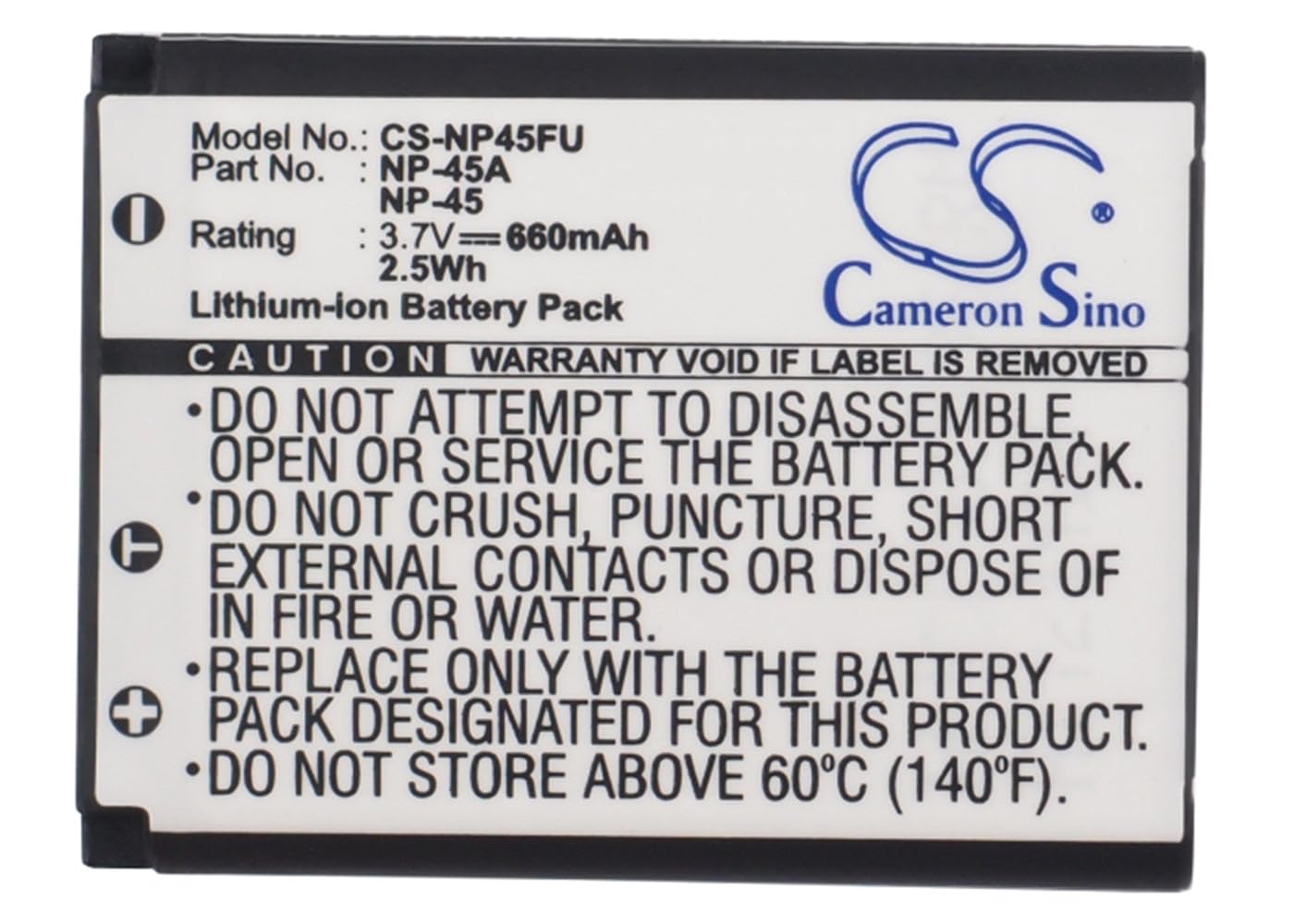 Amazon.com : VI VINTRONS 660mAh Battery for FUJIFILM FinePix Z33WP