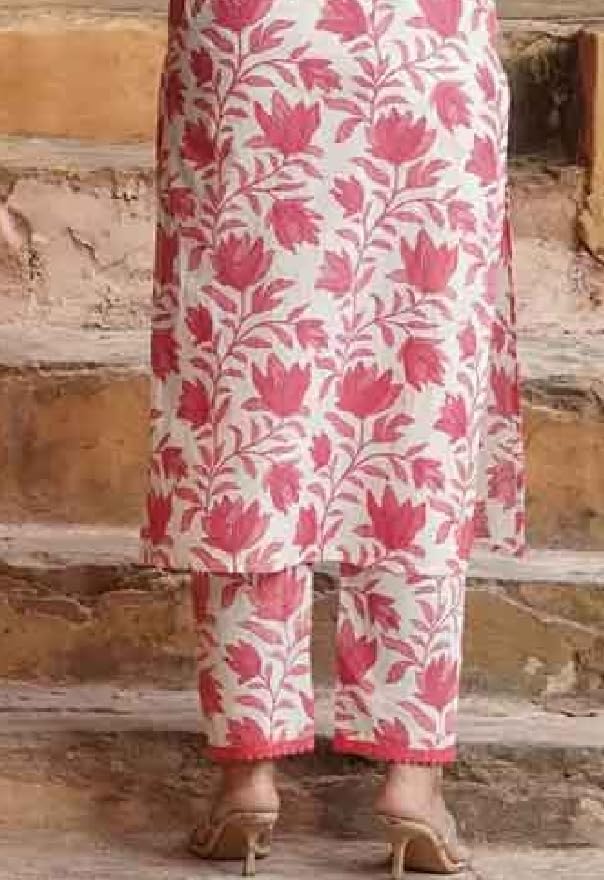 Image of Printed Ethnic Wear for Girl | Casual Wear Outfit for Girls | Girls Salwar Suit Set for Regular wear