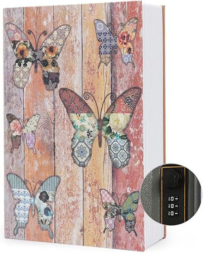 Miniatura 1 de Caja de almacenamiento segura con libro de diversión (tamaño 9.5 x 6.2 x 2.2 pulgadas) con cerradura de combinación de seguridad, caja fuerte oculta