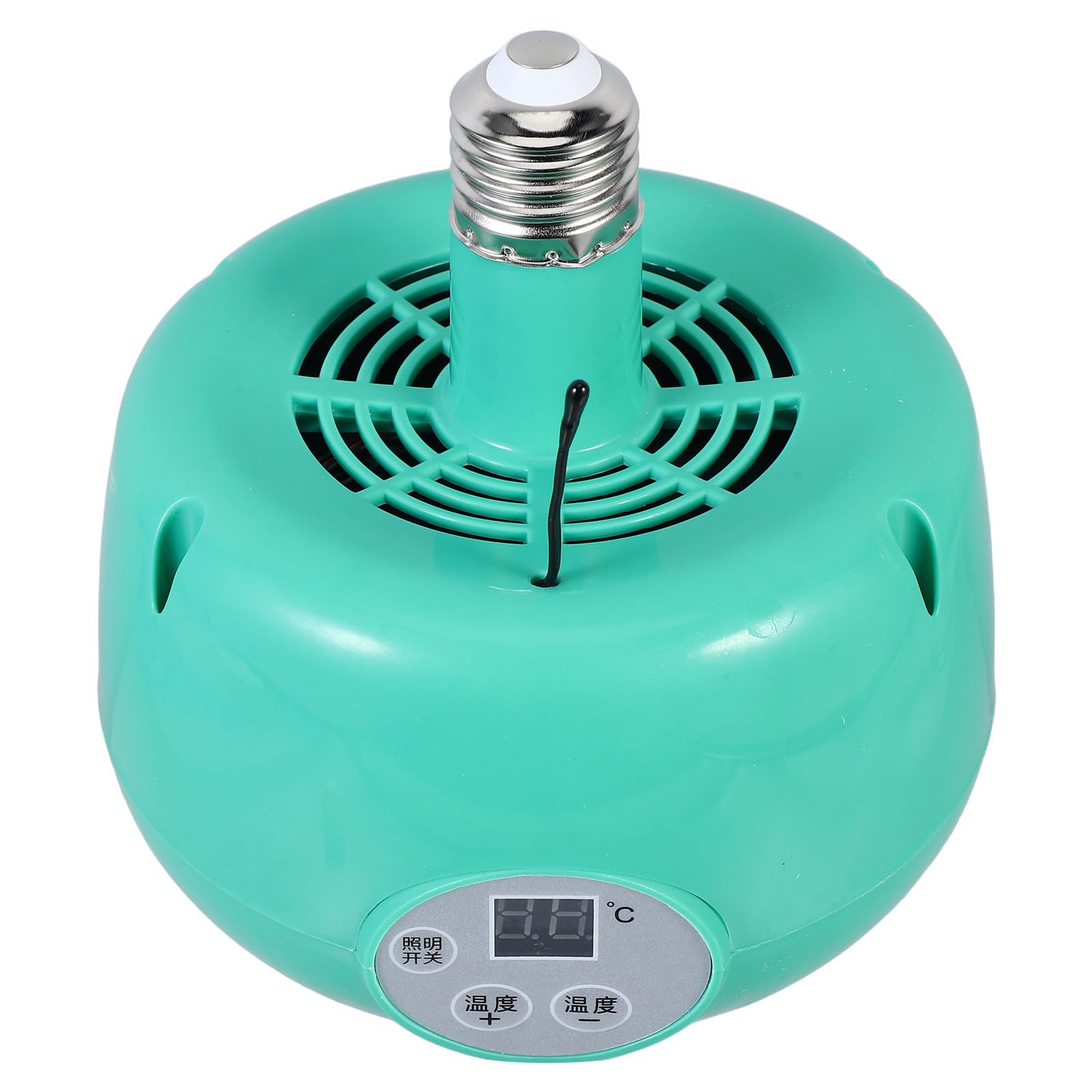Lámpara de Calor Luz LED Cálida Temperatura Ajustable para Reptiles y Aves Material Plástico y Metal, Adecuado para Criaderos y Mascotas