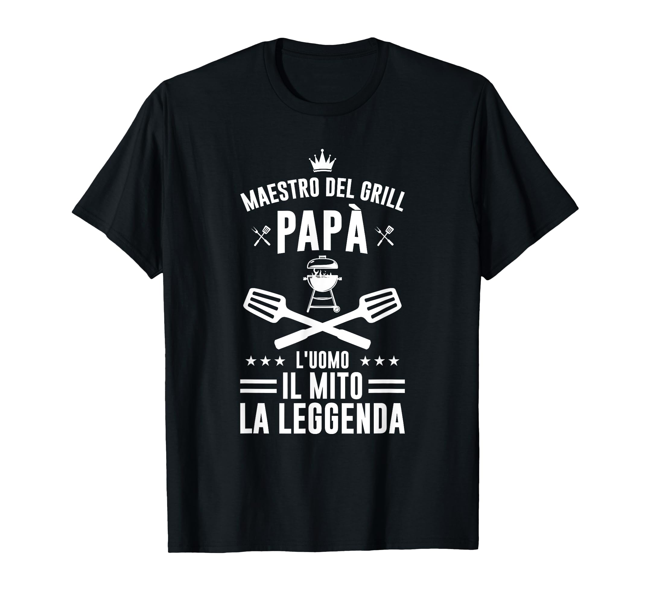 Divertente Barbecue Regali BBQ Papà Maestro Di Griglia Maglietta