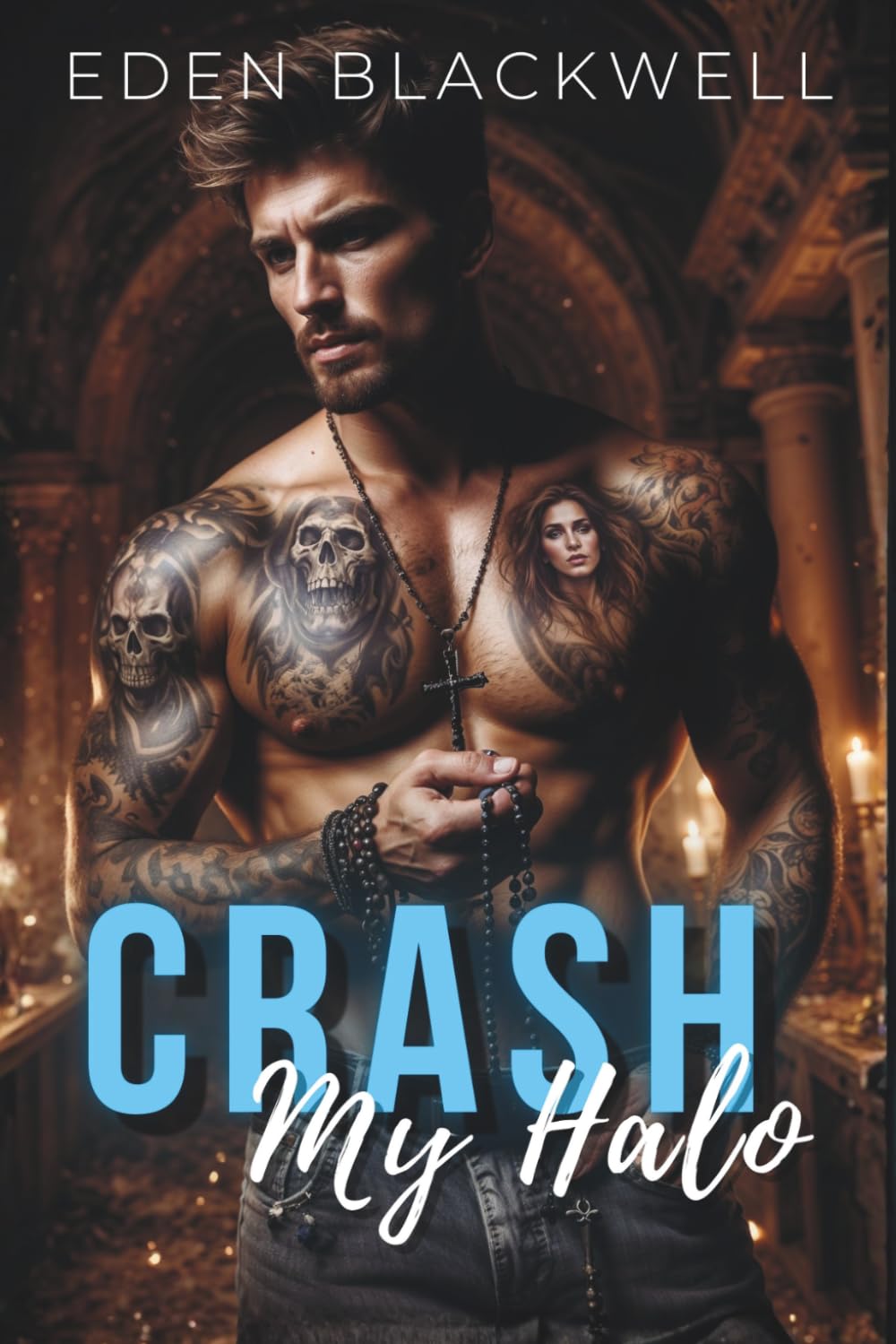 Crash My Halo: A Dark Biker Age Gap Romance with Breeding Kink and Daddy Vibes (Bad Bikers Club)