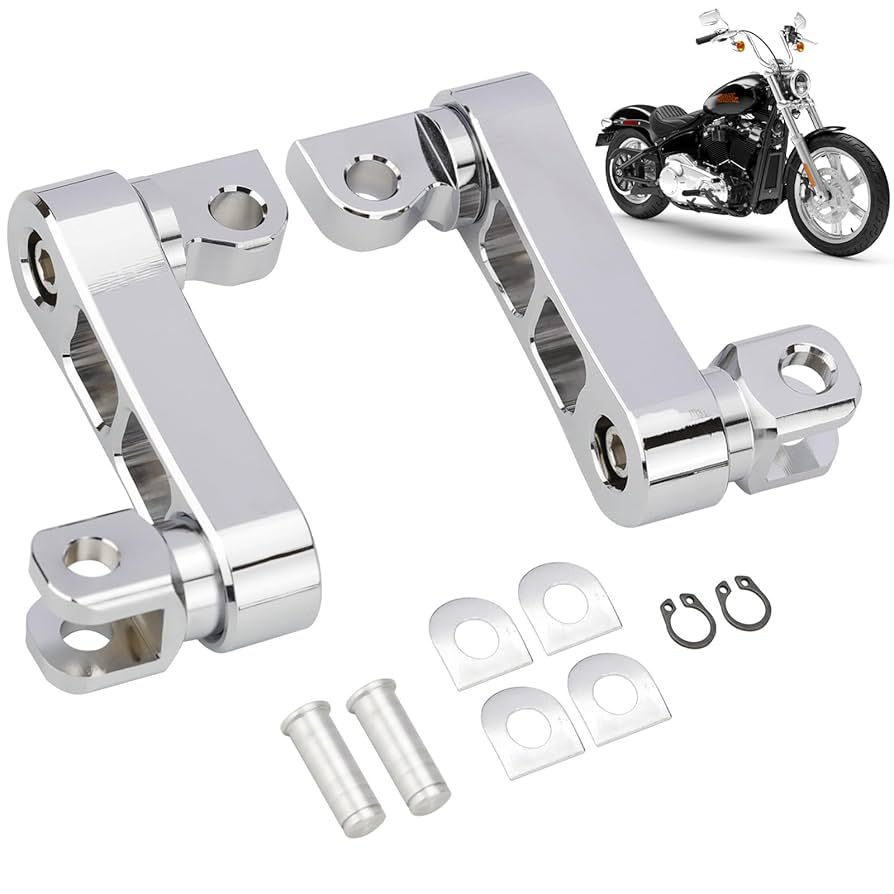 Amazon.com: SMOTRCC Highway Footpegs Adjustable Passenger