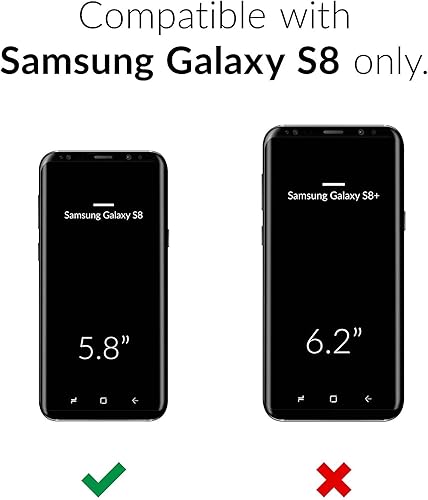 Miniatura 2 de YmhxcY Funda para Galaxy S9, funda para Samsung S9 con protector de pantalla curvado 3D, funda de grado armadura con soporte giratorio,