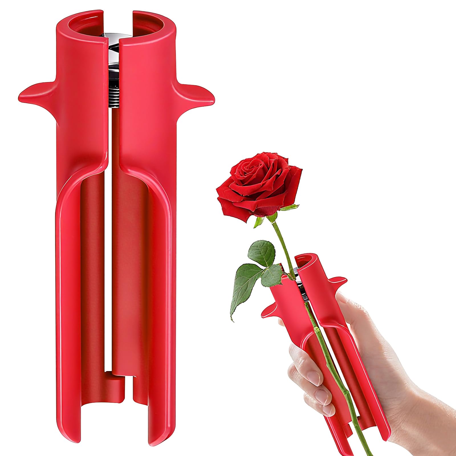 Rose Stem Thorn Stripper Tool Thorn Remover Leaf Strippers Tool, Florist Thorns Stripper for Roses, Rose Stem Strippers Florist Supplies for Home DIY Professional Gardening Work
