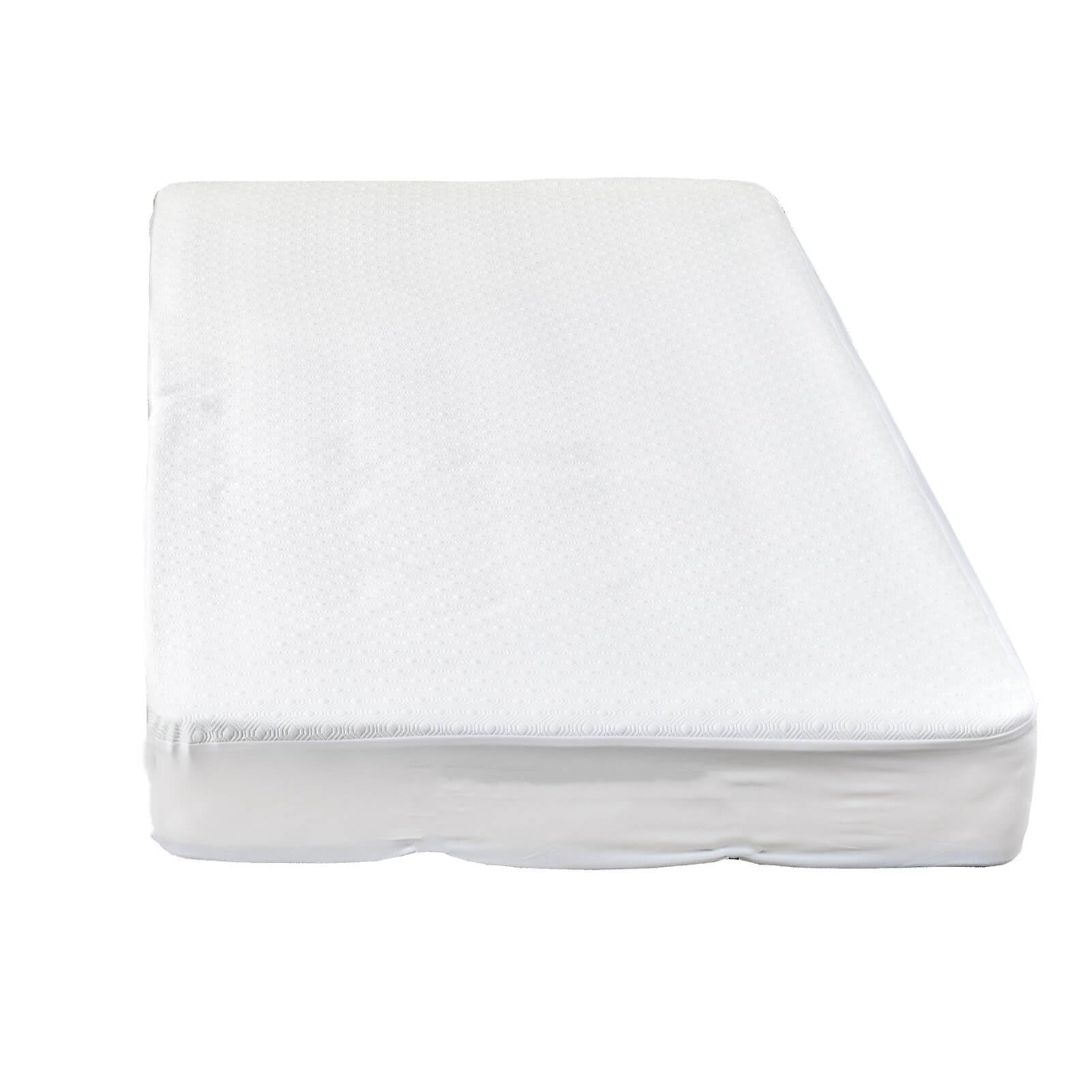 Protector de colchón impermeable para cama individual de 30 x 75 pulgadas, funda de colchón de bambú jacquard tamaño cuna