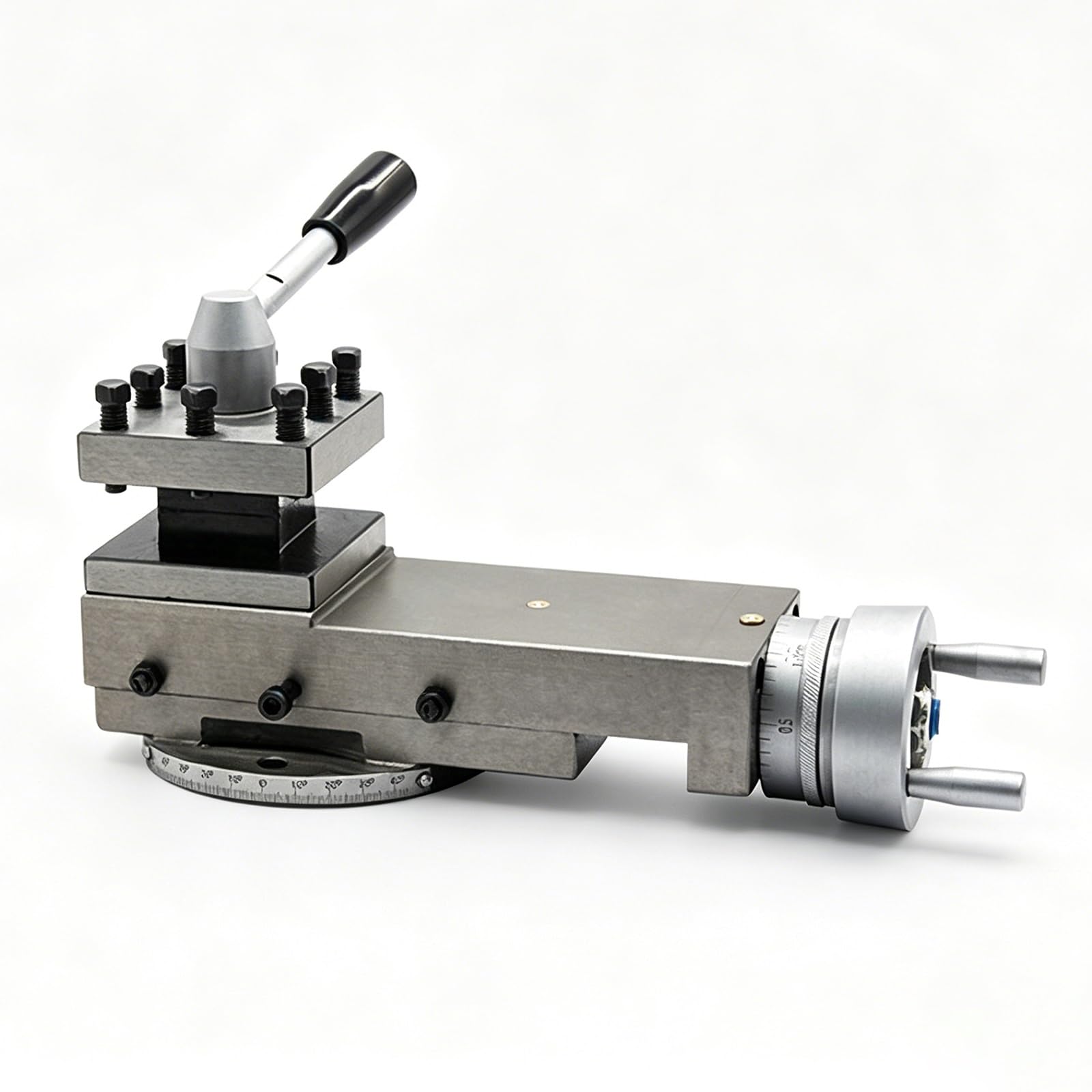 Assemblage de poteau d'outils de tour, hauteur centrale de 5,8 cm, hauteur de fente de voyage de 8,8 cm, compatible avec CJM250/CM250 pour coupe de précision du laiton, de l'acier inoxydable, de