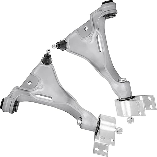 Miniatura 755 de Detroit Axle - Kit de brazos de control delanteros de 4 piezas para Chevrolet Aveo Aveo5 Pontiac G3 Wave Wave5 Suzuki Swift+, 2 brazos de control