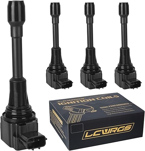 Set of 4 Ignition Coil Packs for Nissan Altima Sentra Rogue Versa March NP300 Infiniti QX60 Q70 QX70 2007 2008 2009 2010 2011 2012 2013 2014 2015 2016 2017 2018 2019 Coils 2.5 2.0 1.8 Replaces UF549